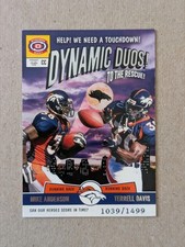 2001 Pacific Dynagon - Dynamic Duos Terrell Davis, Mike Anderson #7 /1499