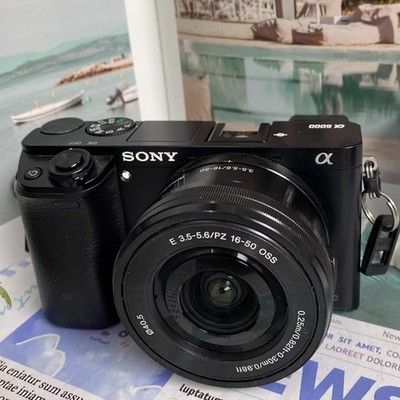 Sony Alpha A6000 24.3MP Mirrorless Digital Camera with 16-50mm Lens 90% New