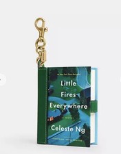Coach - Book Bag Charm Little Fires Everywhere - Celeste Ng NWT    Sealed