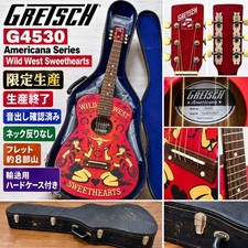 Guitarra acústica limitada GRETSCH G4530 Americana salida de sonido confirmada rara