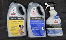  3-Pk BISSELL 3X Pet Stain  Odor Carpet Cleaning Formula 52oz  22oz