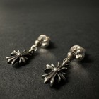 <!--F#f_0-->BRAND NEW Pair Of Chrome Hearts Mini Plus Drop Earrings<!--F/-->