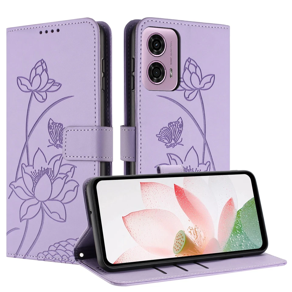 Wallet Case for Motorola Moto S50 Neo X50 Ultra Thinkphone 25 Flip Leather Cover - Image 2 of 4