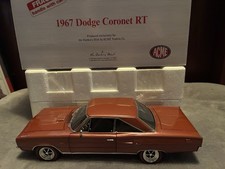 1967 Dodge Coronet Rt 118 Danbury Mint Diecast Bronze Nib W Title 1967 Dodge Coronet Rt 118 Danbury Mint Diecast Bronze Nib W Title