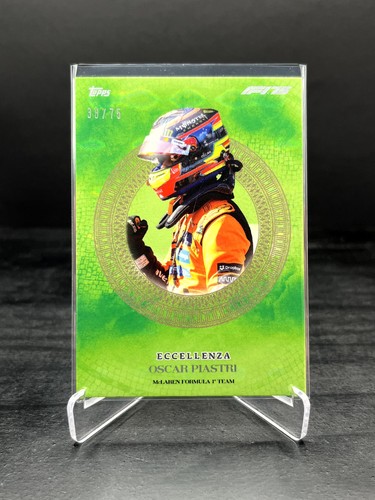 2025 Topps Eccellenza Formula 1 F1 Oscar Piastri Green 38/75