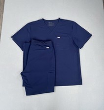 FIGS Scrubs Mens 2XL Navy Leon Top Axim Cargo Pants Technical Collection Medical