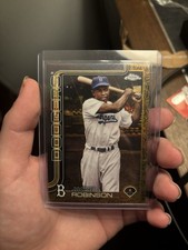 Topps Gilded Jackie Robinson Dodgers Serial Numbered Base #42 /99 2025