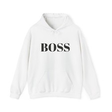 BOSS hoodie  Minimal Text Logo Hooded Sweatshirt