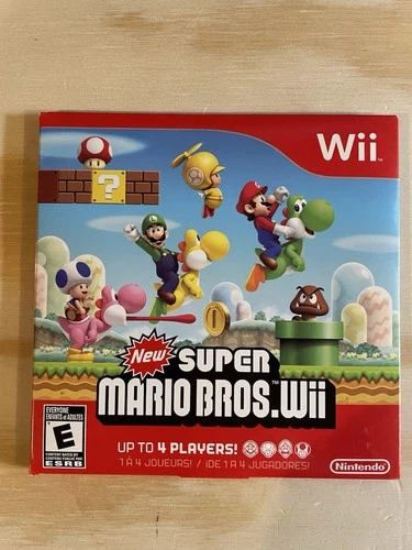 New Super Mario Bros. Wii (Nintendo Wii, 2009) No Manual