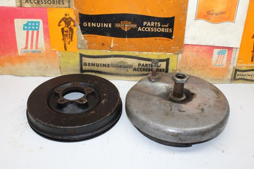 Harley-Davidson Panhead FL Shovelhead Front Wheel Brake Drum 44139-49 & 44110-48