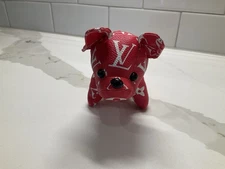 Louis Vuitton Red Dog Keychain Perfect for Your Backpack Or Purse !