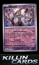 Reverse Holofoil Mewtwo 150/165 Pokemon Rare SV: Scarlet & Violet 151 Card NM