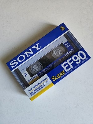 SONY Super EF 90 EUR 1988 Market Vintage Cassettes Blank Audio Japan