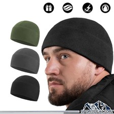 1/2PCS Tactical Military Skull Cap Winter Warm Windproof Fleece Hat for Cycling