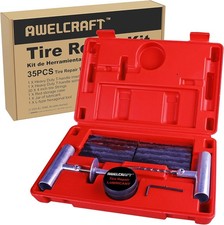 35-Piece Heavy Duty Tire Plug Kit to Fix Punctures and Plug Flats, Ideal 35PCS