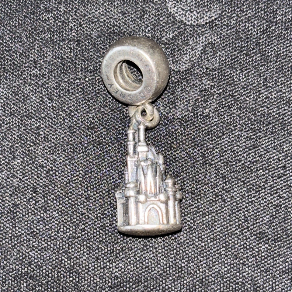 Pandora Disney World Cinderella Princess Castle Dangle Charm S925 ALE. Retired - Bild 2 von 4