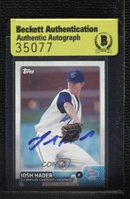 BAS 2015 Topps Pro Debut Josh Hader #3 Authentic Auto 3c7