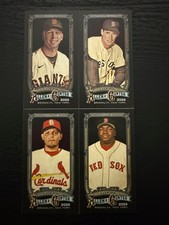 2025 Topps Allen & Ginter X Mini lot (4) Posey Ted Williams Molina Ortiz