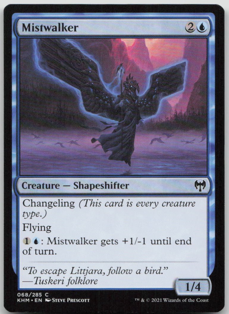 Mistwalker #68 Common Kaldheim Magic: The Gathering MP