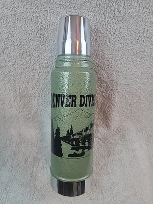 Stanley Stainless Steel Insulated Vacuum Bottle Burlington Northern Denver Divis