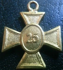 ✚6552✚ German Police Service Cross First Class post WW2 1957 pattern MINIATURE