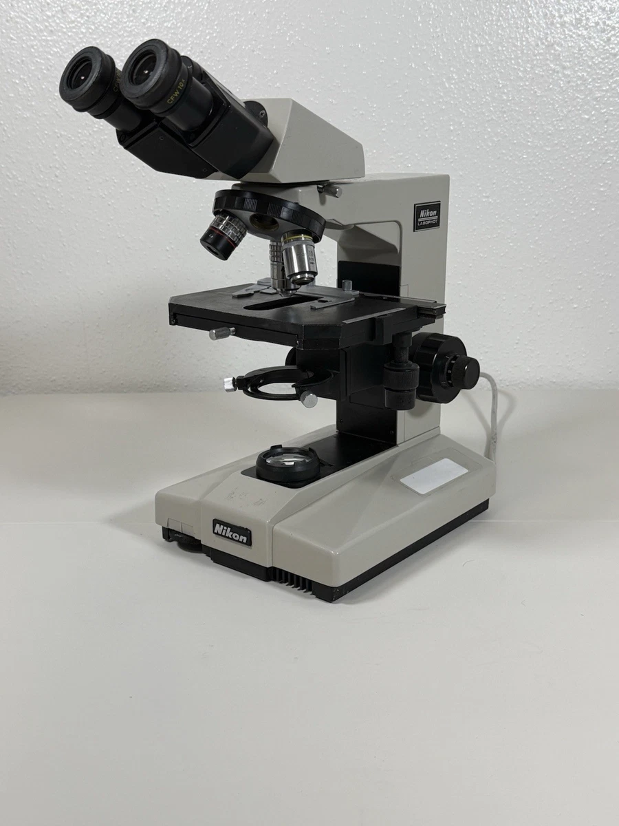 Tête De Microscope Binoculaire Nikon - Avec Oculaires CFWN 10X/20 - Pour Labophot/Optiphot