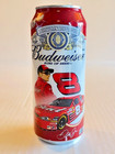 BUDWEISER BEER - DALE EARNHARDT JR. #8 - 16 OZ BEER CAN - NASCAR - RACING — photo 3