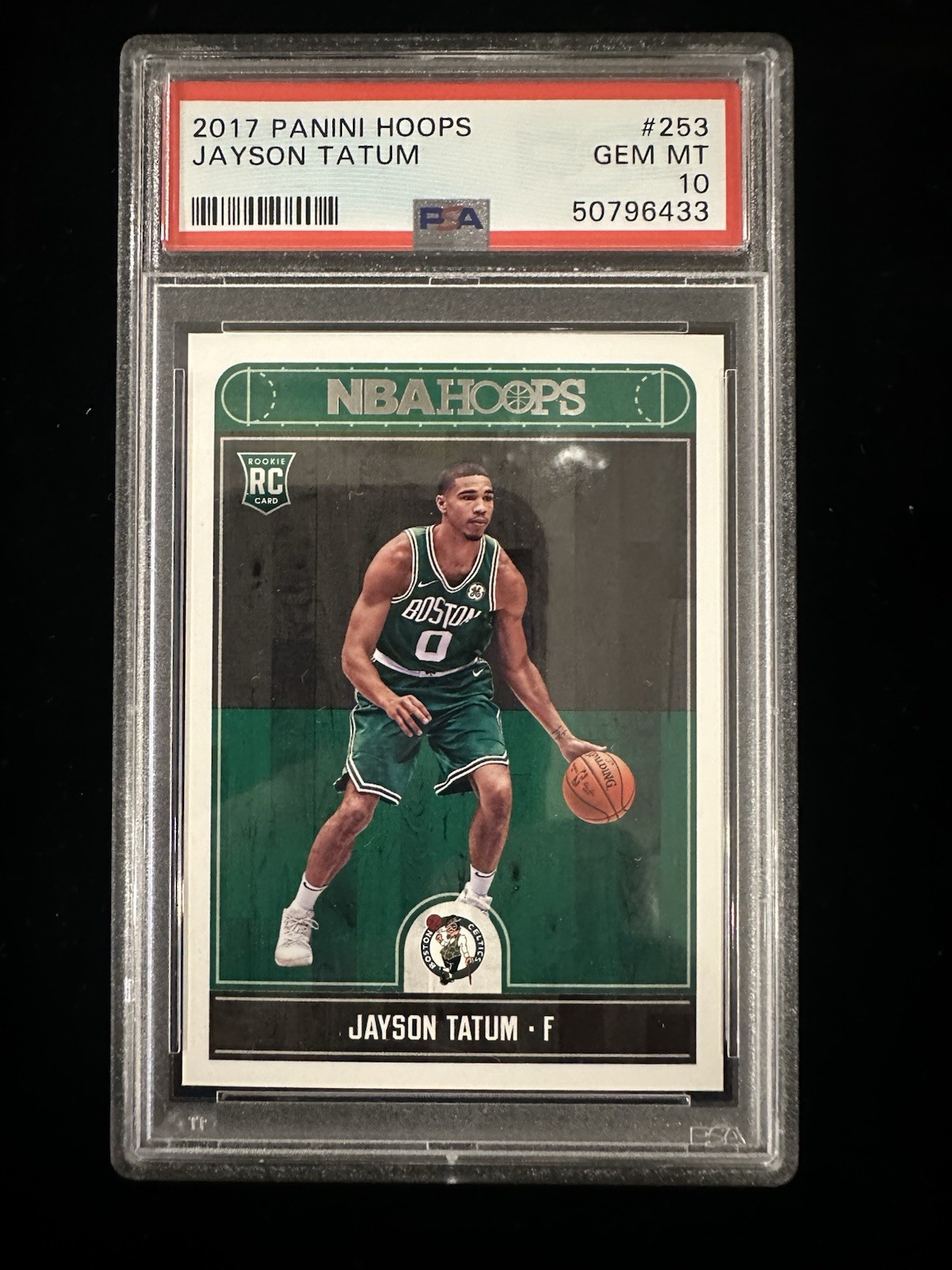 Jayson Tatum Rookie Card RC 2017-18 NBA Hoops #253 PSA 10 Gem Mint