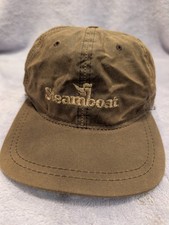 Vtg Steamboat Colorado Waxed Hat Men Adjustab...