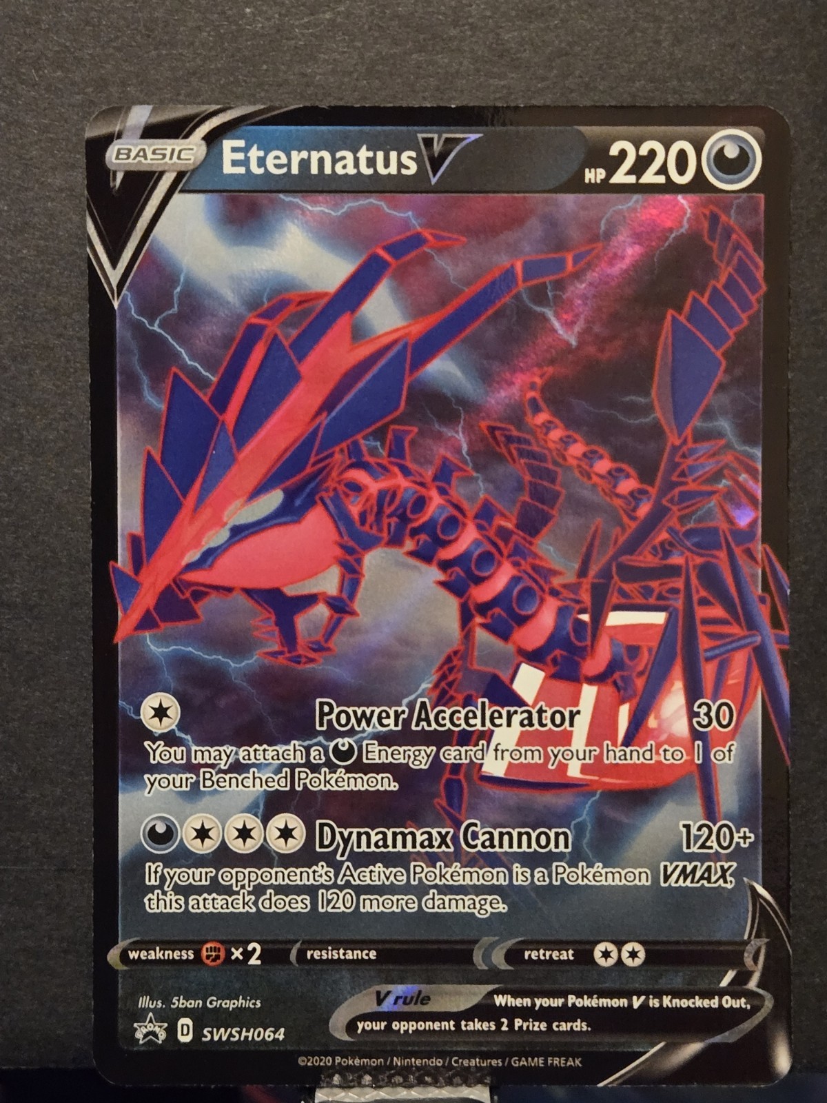 Eternatus V SWSH064 Pokémon Black Star Promo Holo 2020 English