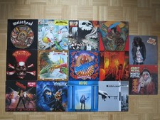 Hard Rock Heavy Metal Schallplatten Sammlung geprüft und gereinigt LP Vinyl Maxi