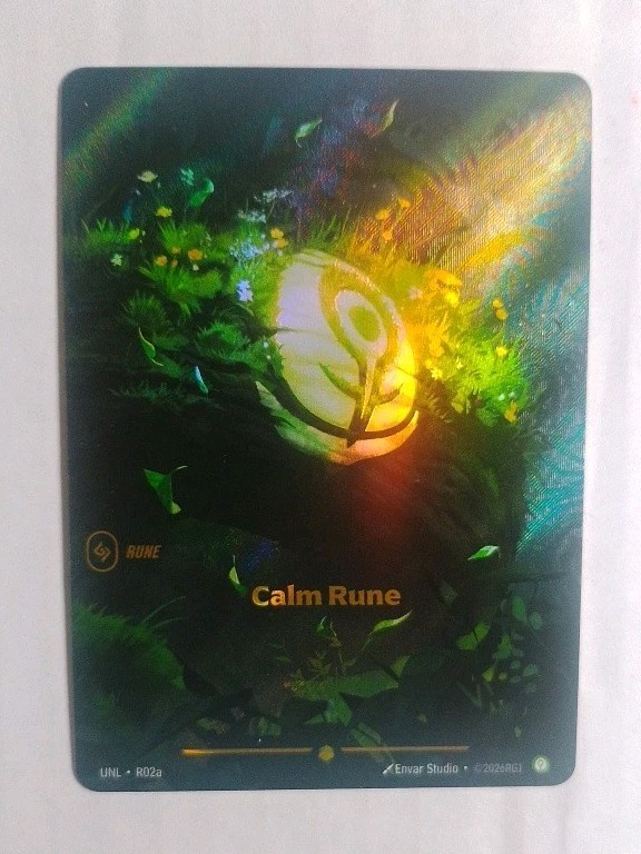 Riftbound Calm Rune (Alternate Art) (Foil) - Unleashed (R02a)