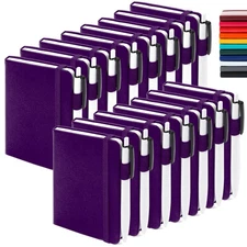 15 Pack Pocket Small Notebooks Bulk, Mini Cute Notepads Hardcover College Rul...