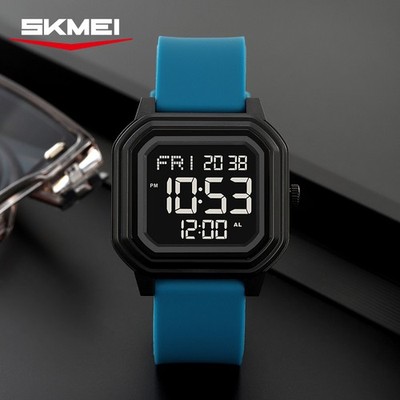 With Box Waterproof Silica Gel Strap Men's Watch Sport Dual Time SKMEI 2558