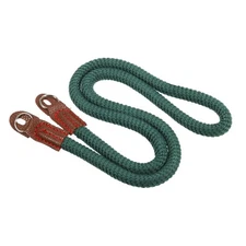 Camera Shoulder Strap, Cotton Soft Cord Rope Holder with Mounting Ring, Green