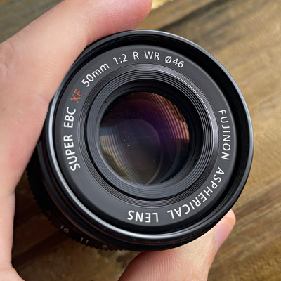 Fujifilm XF Fujinon 50mm f/2 R WR Lens, X-Mount, AF/MF, 46mm Filter