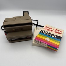 Vintage Polaroid 600 Land Camera Amigo 620 Flash With 2 Packs Of Instant Film