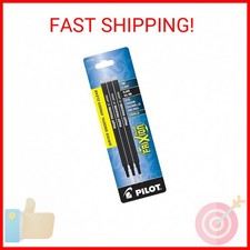 Pilot, FriXion Ball Gel Ink Refills for Erasable Pens, Fine Point 0.7 mm, Pack o