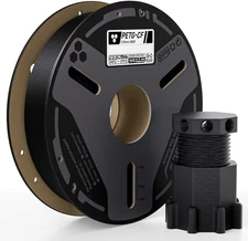 Carbon Fiber PETG Filament 1.75 Mm Black 0.5KG, High Strength & Rigidity PETG-CF
