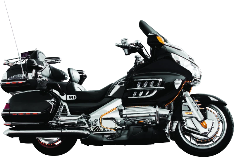 Cubierta de caja de batería con persiana Kuryakyn Kuryakyn 01-10 GL1800 cromada * Se adapta a Honda Foto 4 de 4