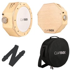 Clapbox Cajembe Travel Cajon 3 instruments in 1 - Rubber wood with Carry Bag