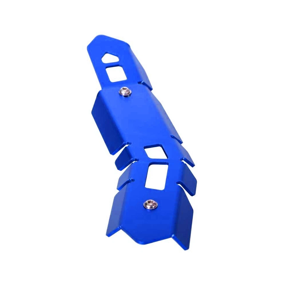 Cubierta protectora de tubo de cabezal silenciador azul para Kawasaki KLR650 2008-2024 Foto 4 de 4
