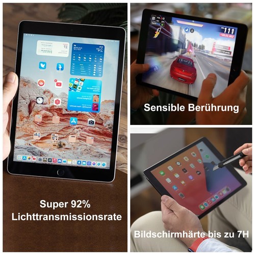 Touch Screen, Vetro Display per iPad 9 2021 A2602, A2603, A2604 Digitalizzatore + Colla - Foto 4 di 8