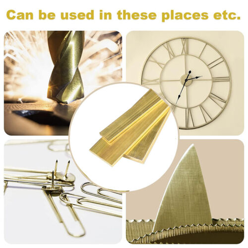 H59 Brass Flat Bar Plate Strip Thicknesses 2mm 4mm 6mm 8mm 10mm 20mm Coppers - Picture 6 of 6