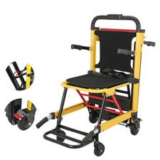 Large Wheel Motorized Climbing Wheelchair Stair Lifting Chair Elevator Disabled