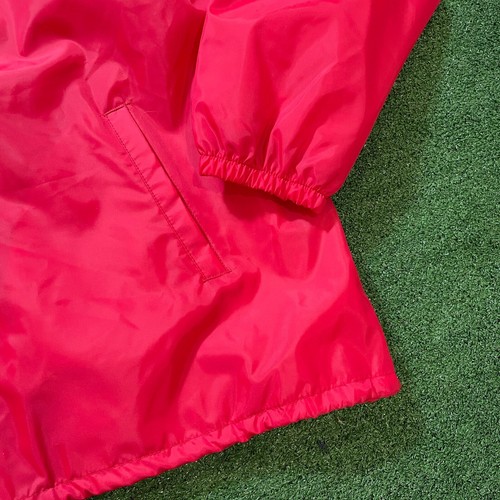Vintage 80s 90s Coca-Cola Jacket 2XL Red Snap Nylon Hartwell Mens - Made In USA - Picture 8 of 16