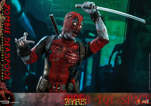 Hot Toys 1/6 CMS06 Marvel Comics Marvel Zombies Zombie Deadpool Nuevo En Stock - Imagen 10 de 22