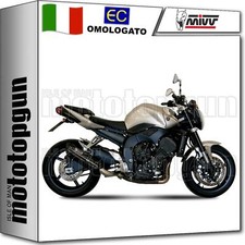 MIVV SCARICO OMOLOGATO SUONO INOX NERO CC YAMAHA FZ-1 FZ1 2016 16