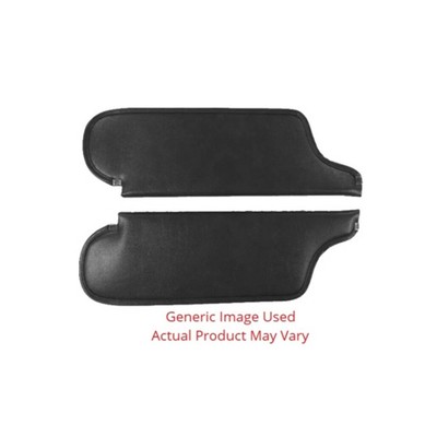 Sun Visor for 1965-1966 Chevrolet Impala Hardtop 2-DR Cardboard Tier Black