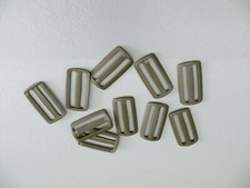 US Made 20 40   Pcs 2 Inch OD Green Tri Glide Buckle Slide Acetal Heavy Duty